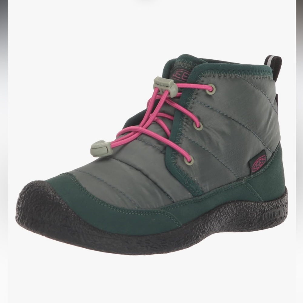 KEEN Kids' Green and Pink Chukka Boots